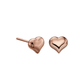 Little Star Emily Rose Plated Heart Studs LSE0151