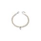 Little Star Marni Pearl and Silver Heart Bracelet LSB0041