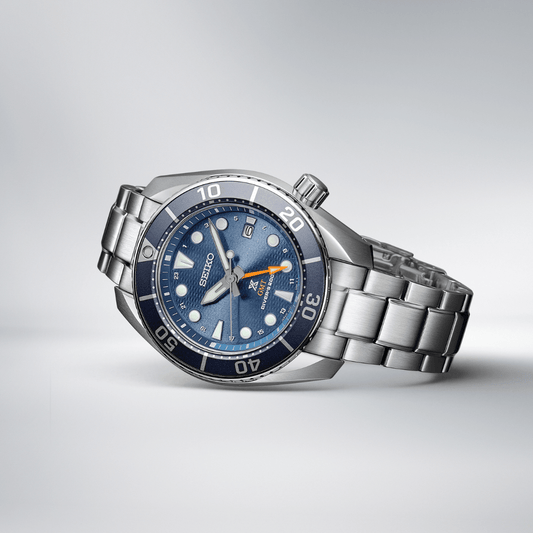 Seiko Prospex Aqua ‘SUMO’ Solar GMT Diver Watch SFK001J1