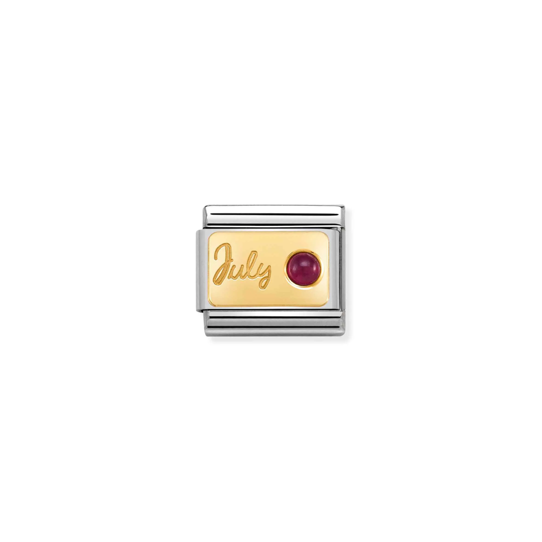 Nomination Classic Gold July Birthstone Charm 030519/07