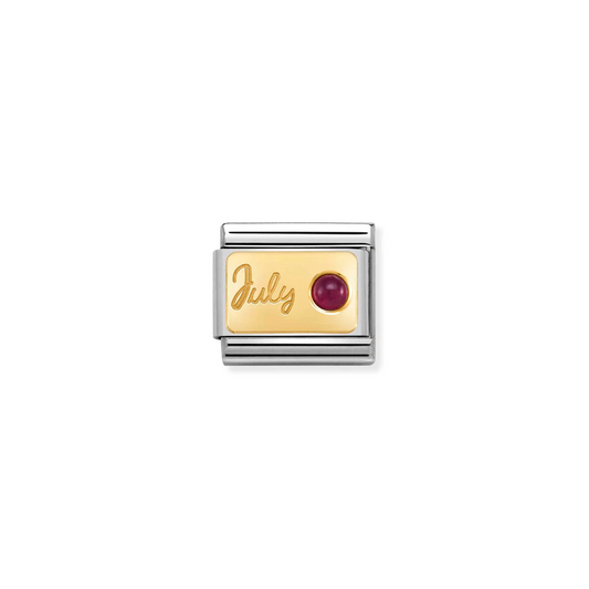 Nomination Classic Gold July Birthstone Charm 030519/07