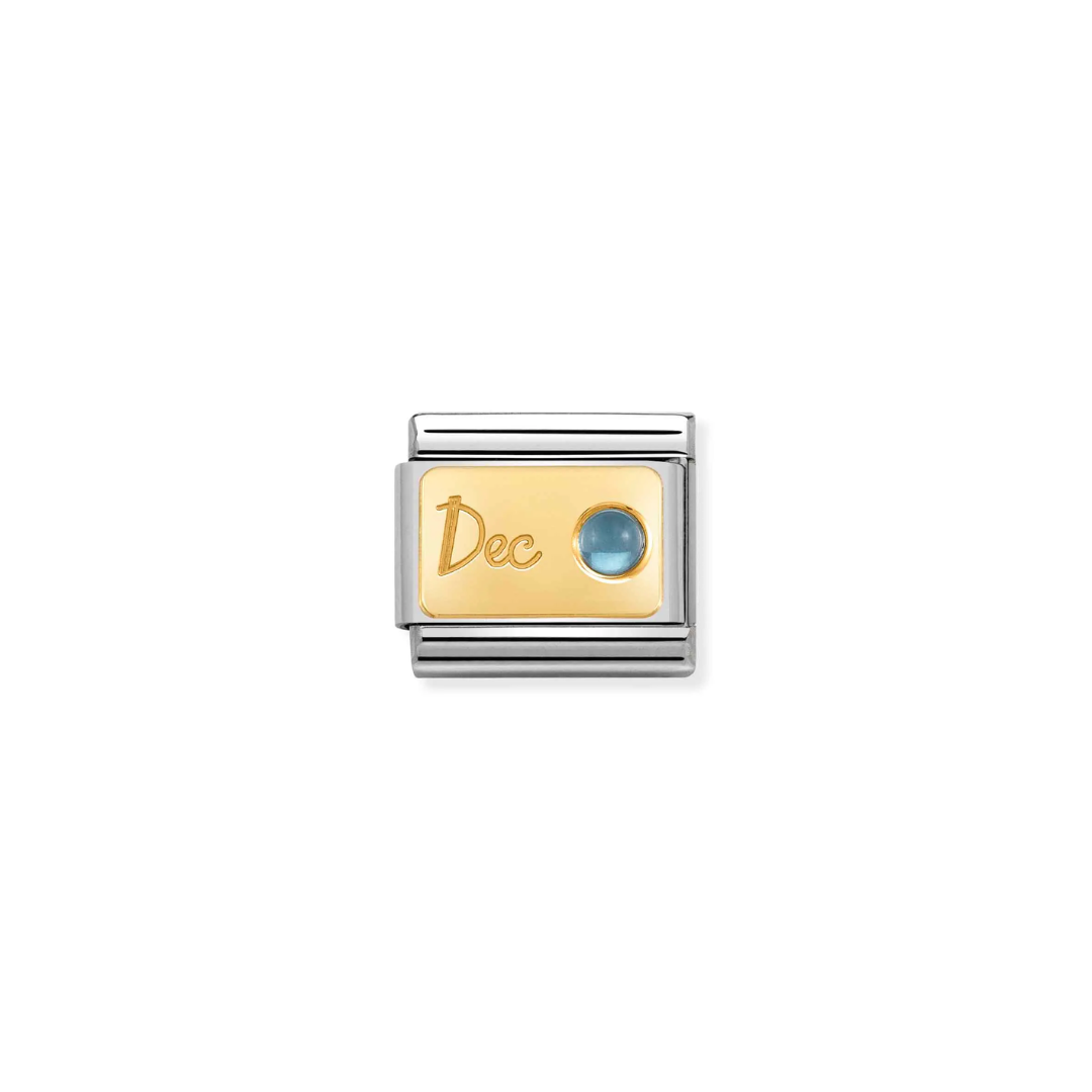 Nomination Classic Gold December Birthstone Charm 030519/12