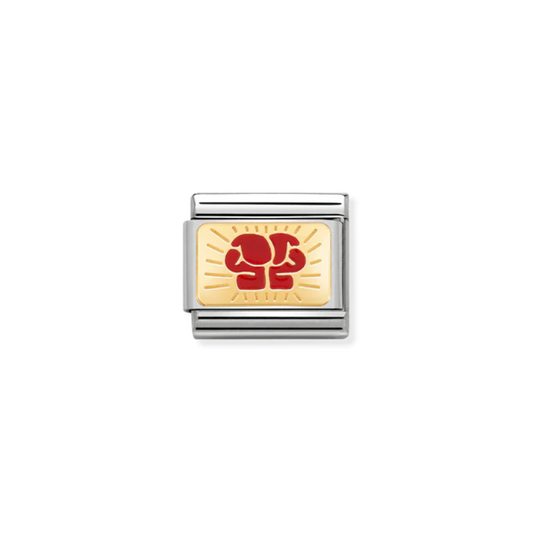 Nomination Classic Gold Boxing Gloves Charm 030287/10