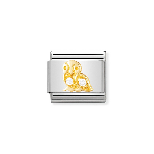 Nomination Classic Gold Owl Charm 030303/01