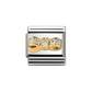 Nomination Classic Gold Bow Charm 030322/33
