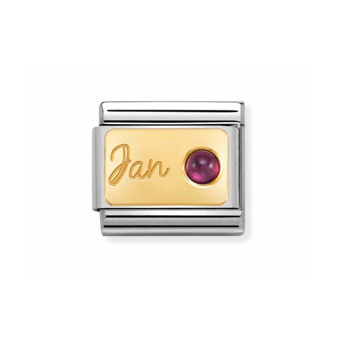 Nomination Classic Gold January Birthstone Charm 030519/01