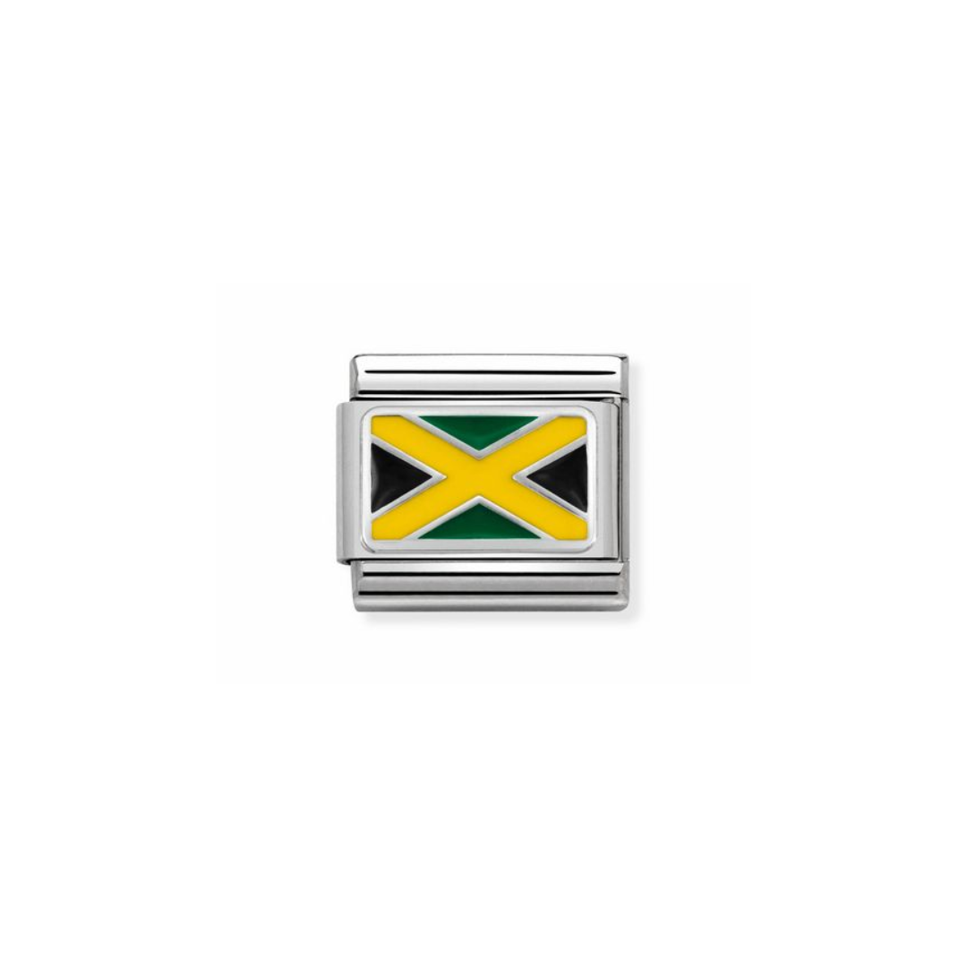 Nomination Classic Jamaica Flag Charm 330207/28