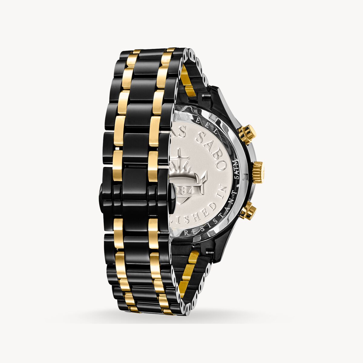 Thomas Sabo Urban Rebel Black Dial Chronograph Bracelet Watch WA0264-278-203