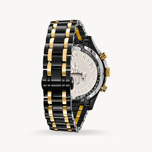 Thomas Sabo Urban Rebel Black Dial Chronograph Bracelet Watch WA0264-278-203