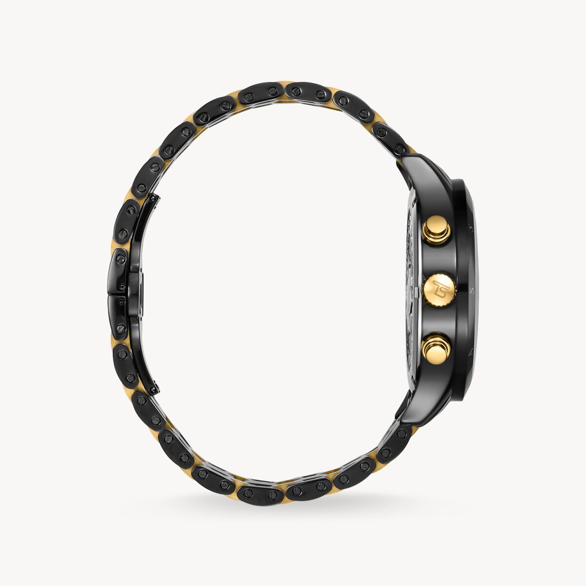 Thomas Sabo Urban Rebel Black Dial Chronograph Bracelet Watch WA0264-278-203