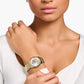 Thomas Sabo BiColour Ladies Watch with Pink Flowers WA0382-291-33mm