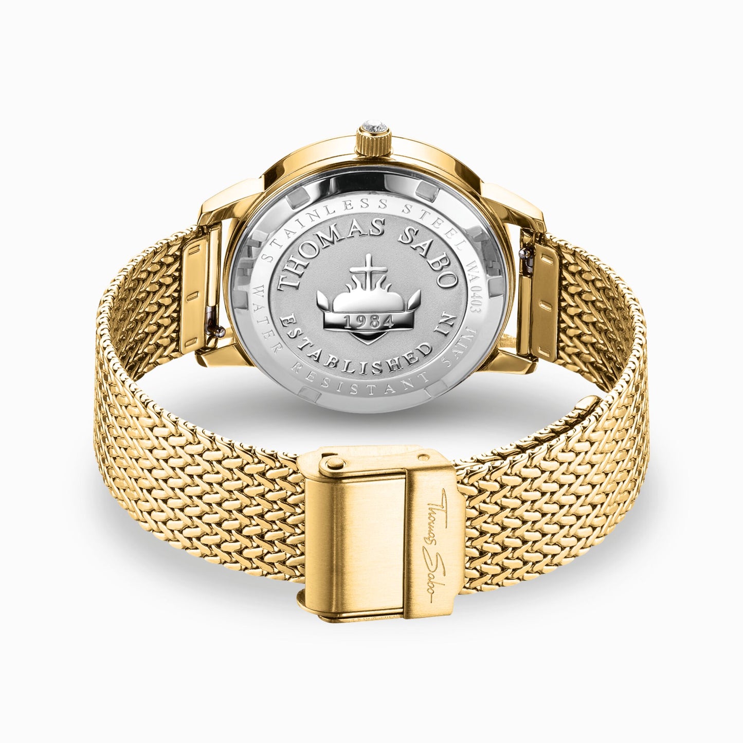 Thomas Sabo Cosmic Goldplated Mesh Bracelet Watch WA0403-264-207