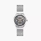 Thomas Sabo Stainless Steel 33mm Cubic Zirconia Dragonflies Mesh Bracelet Watch WA0423-201-201