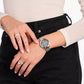 Thomas Sabo Stainless Steel 33mm Cubic Zirconia Dragonflies Mesh Bracelet Watch WA0423-201-201