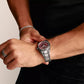 Thomas Sabo Rebel Revive 36mm Dark Red Dial Bracelet Watch WA0425-201-201