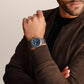 Thomas Sabo Rebel Revive 40mm Blue Dial Engraved Bracelet Watch WA0439-201-209
