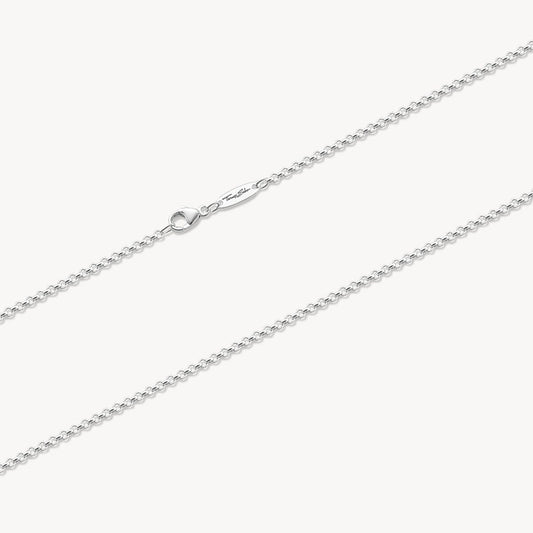 Thomas Sabo Sterling Silver Round Belcher Chain 80cm X0001-001-12