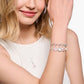 Thomas Sabo Charm Bracelet with white Charmista Coin X0287-007-21 19cm