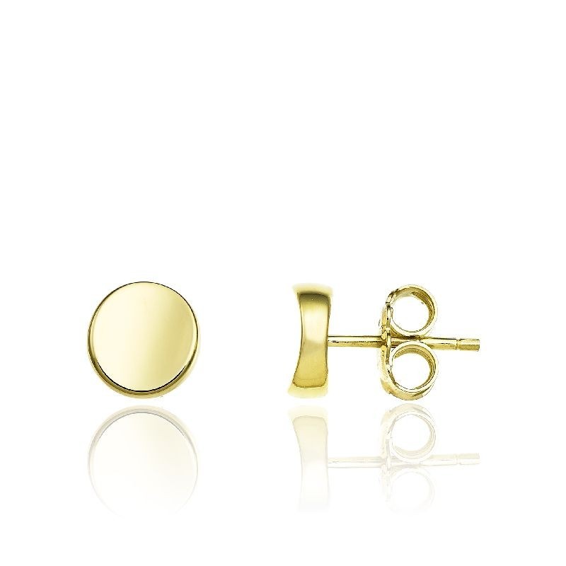 Chimento Armillas Glow 18ct Yellow Gold Plain Stud Earrings