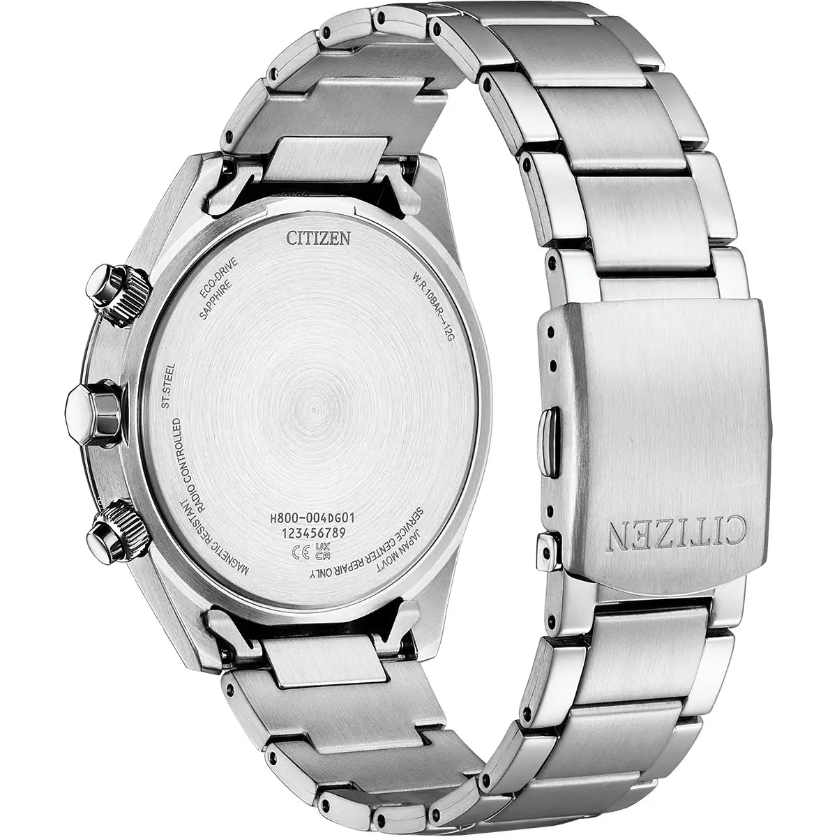 Citizen World Chronograph AT Silver Tone Watch AT8260-85A