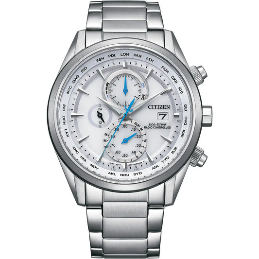 Citizen World Chronograph AT Silver Tone Watch AT8260-85A