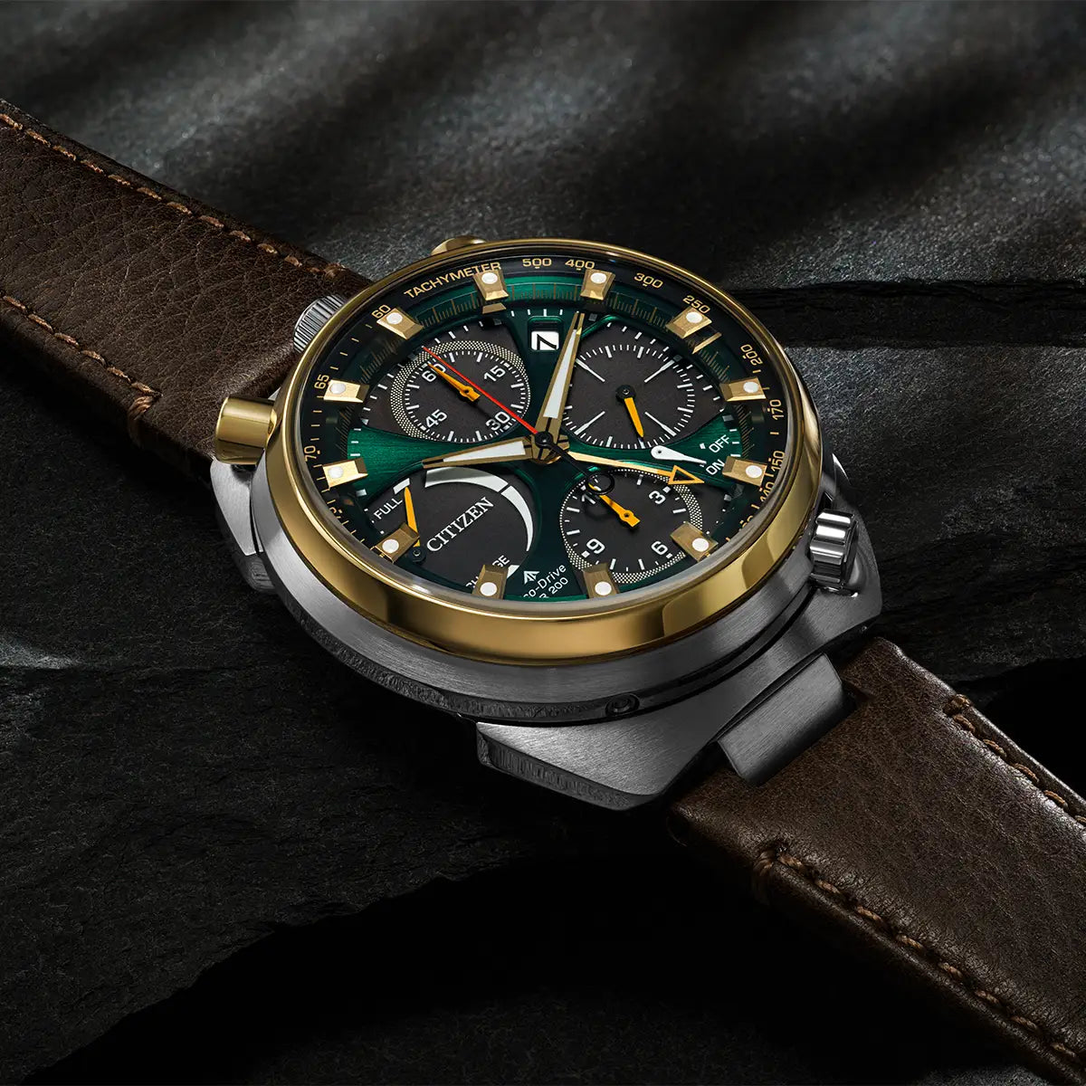 Citizen Limited Edition Promaster Bullhead Green Dial Strap Watch 3592/5000 AV0104-06W