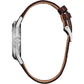 Citizen Rolan Brown Leather Strap With Salmon Pink Steel Case Strap Watch AW2110-14Z