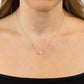 Diamonfire Semi Bezel Set Zirconia Necklace