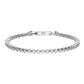 Diamonfire Silver Bezel Set 1.5ct Tennis Bracelet B5090