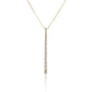 9ct Yellow Gold 0.29ct Diamond Drop Necklace