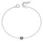 Sterling Silver June Birthstone Bracelet