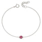 Sterling Silver October Birthstone Bracelet