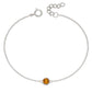 Sterling Silver November Birthstone Bracelet