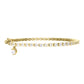 Diamonfire Yellow Gold Plated Cubic Zirconia Tennis Style Bracelet