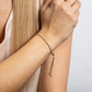 Diamonfire Yellow Gold Plated Cubic Zirconia Toggle Bracelet