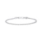 Diamonfire Sterling Silver Baguette Cut Slim Bracelet