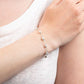 Diamonfire Sterling Silver Imitation Pearl Bobble Bracelet