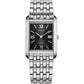 Citizen Stainless Steel Rectangular Black Dial Slim Bracelet Watch BJ6570-50E