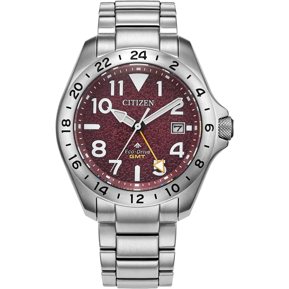 Citizen Promaster Land GMT Red Dial Watch BJ7150-50W