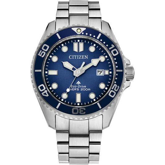 Citizen Promaster 200M Blue Dial Divers Steel Bracelet BN0260-54L