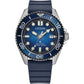Citizen Promaster Diver Blue Polyurethane Strap Blue Dial Watch BN0267-04L