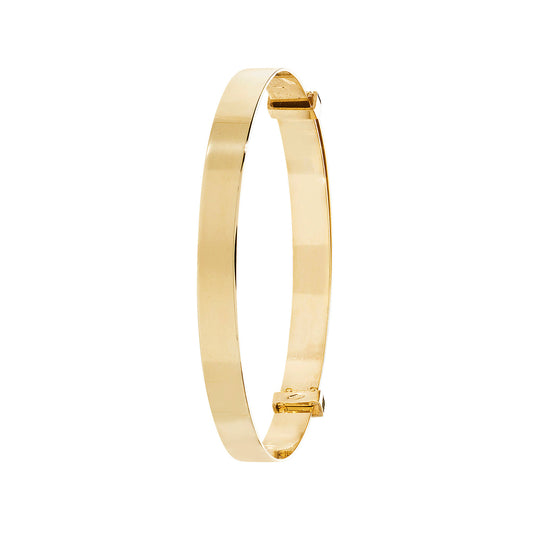 9ct Yellow Gold 4mm Polished Expander Childs Bangle