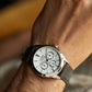 Citizen Gents Steel Case White Dial Chronograph Strap Watch BU2110-01A