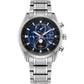 Tsuki-Yomi Blue Dial Radio Controlled Titanium Bracelet Watch BY1010-57L