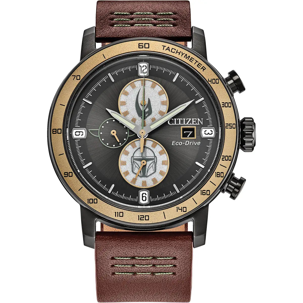 Citizen Star Wars  Mandalorian And Grogu Inspired Strap Watch CA0857-09W