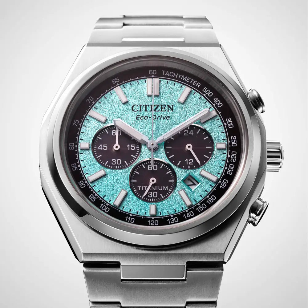 Citizen Zenshin Super Titanium Chronograph Bracelet Watch CA4610 85M Judith Hart Jewellers