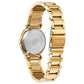 Citizen Axiom Diamond Gold Plated Bracelet Watch EM0732-51P