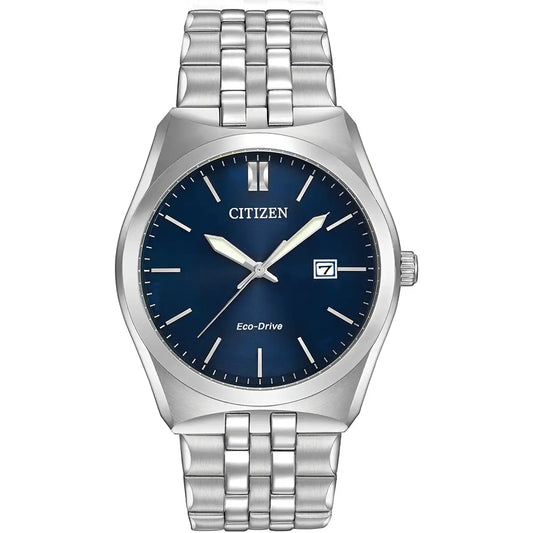 Citizen Stainless Steel Navy Dial Corso Watch BM7330-59L