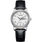 Citizen Stainless Steel Black Leather Strap Watch EW3261-06A