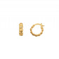 Hot Diamonds x Golden Edit Beach Hoop Earrings DE659